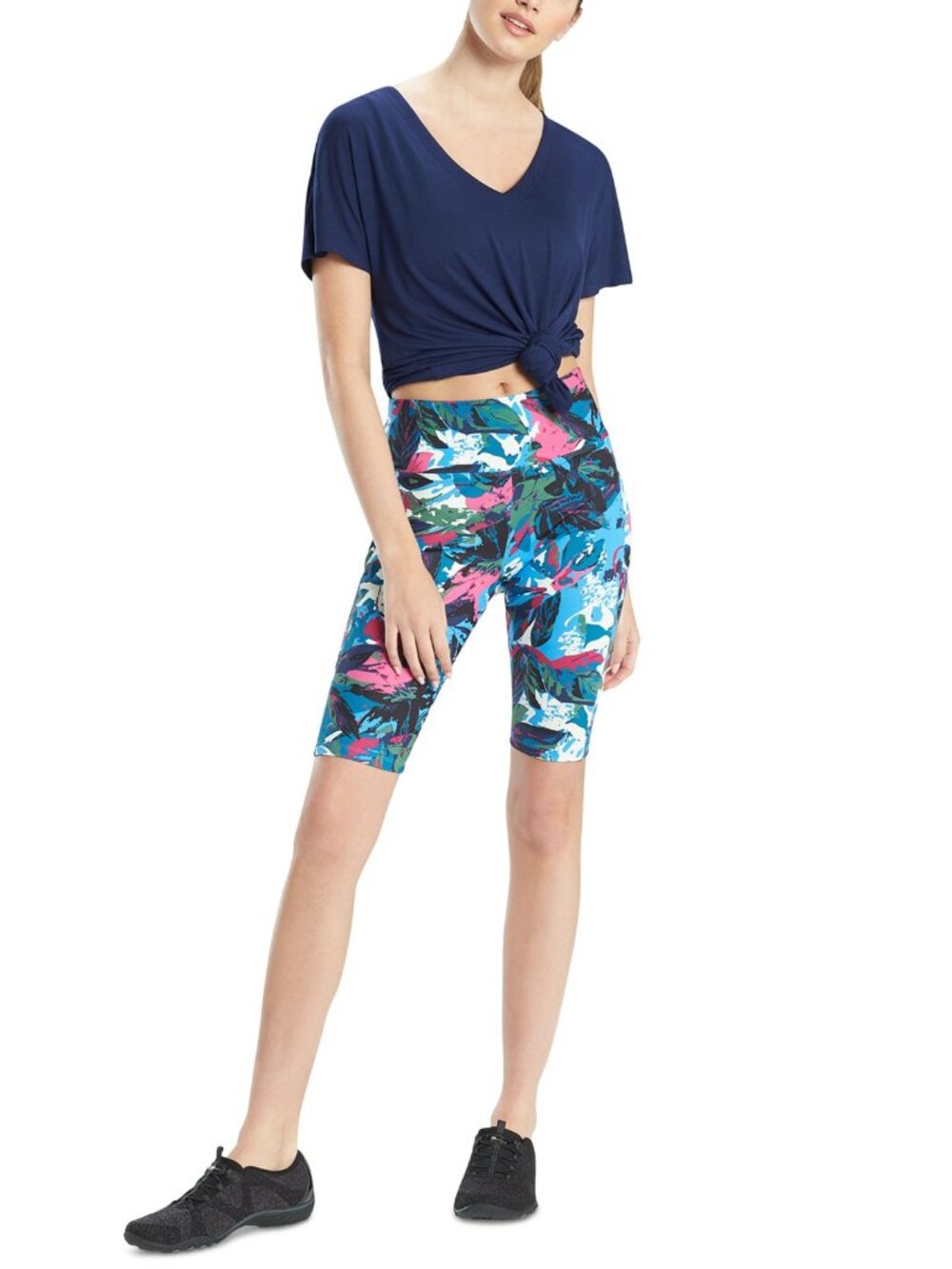 Josie Natori Womens Elements Dolman V-Neck Top
